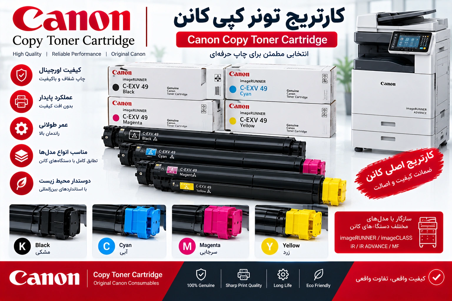 کانن کپی تونر کارتریج